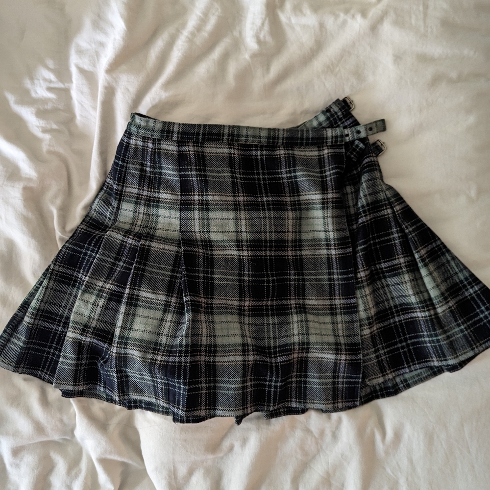 J.Crew Vintage Wool Blend Checkered Skirt